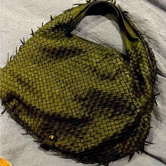 Bottega Veneta black hobo in pretty bad shape. - Picture 2 of 5